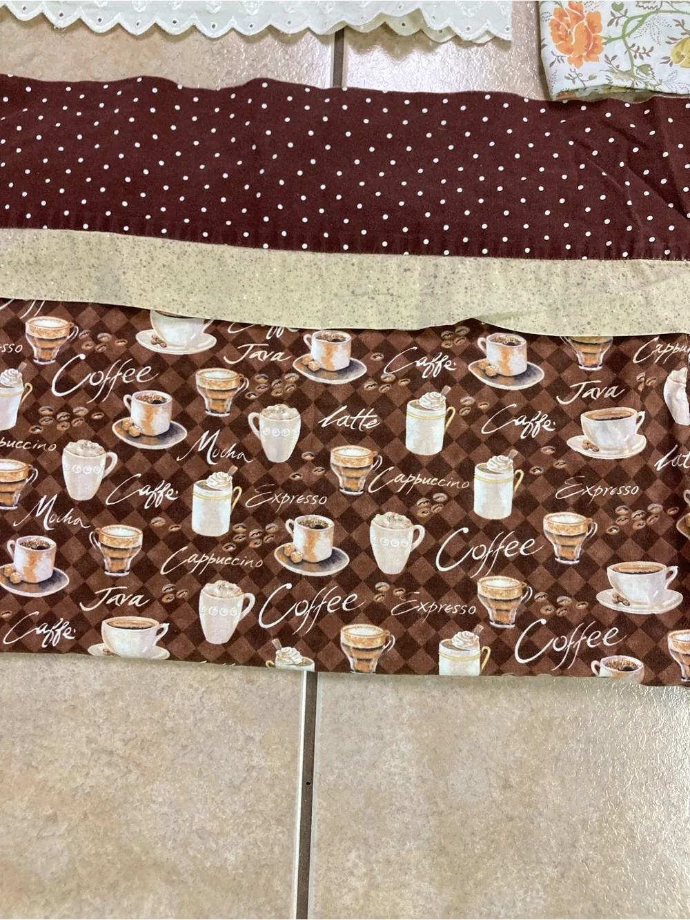 Home Bedding Pillowcase Set - White, Floral, and Coffee Brown  3 Pillowcases